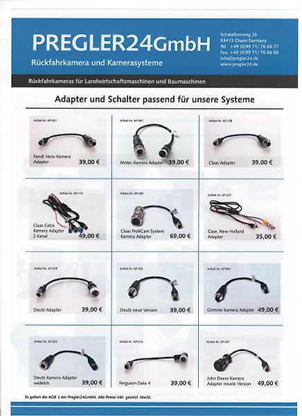 Digitales Rückfahrkameraset 7 Zoll RF-111