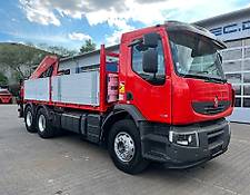 Renault Premium 430 DX 6x4 Euro 5 Pritsche Kran FASSI Renault Premium 430 DX 6x4 Euro 5 Pritsche Kran FASSI