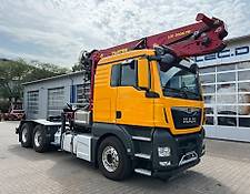 MAN TGX 33.540 6x4 BLS Euro 6 Holztransporter + Kran MAN TGX 33.540 6x4 BLS Euro 6 Holztransporter + Kran