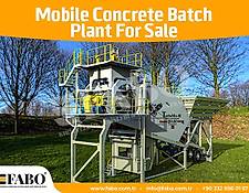 Fabo TURBOMIX 60 MOBILE READYMIX BATCHING PLANT FOR SALE