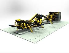 Fabo MCK-95 MOBILE CRUSHING & SCREENING PLANT | JAW+CONE