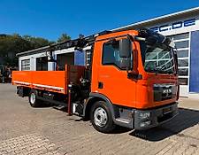 MAN TGL 12.220 4x2 Pritsche Kran HIAB 077 E-2 HIDUO MAN TGL 12.220 4x2 Pritsche Kran HIAB 077 E-2 HIDUO