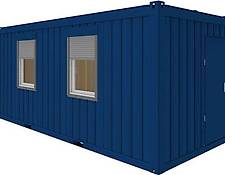 Iovino Bürocontainer 20 Fuß/6m Wohncontainer Containeranlage