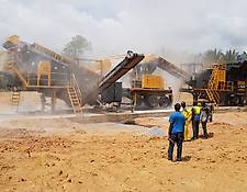 Fabo MCK-90 MOBILE CRUSHING & SCREENING PLANT FOR BASALT
