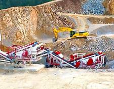 Fabo PRO-150 USED MOBILE CRUSHING PLANT FOR LIMESTONE | READY IN STOCK
